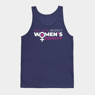 Real Man Respect Women's Equality Tank Top